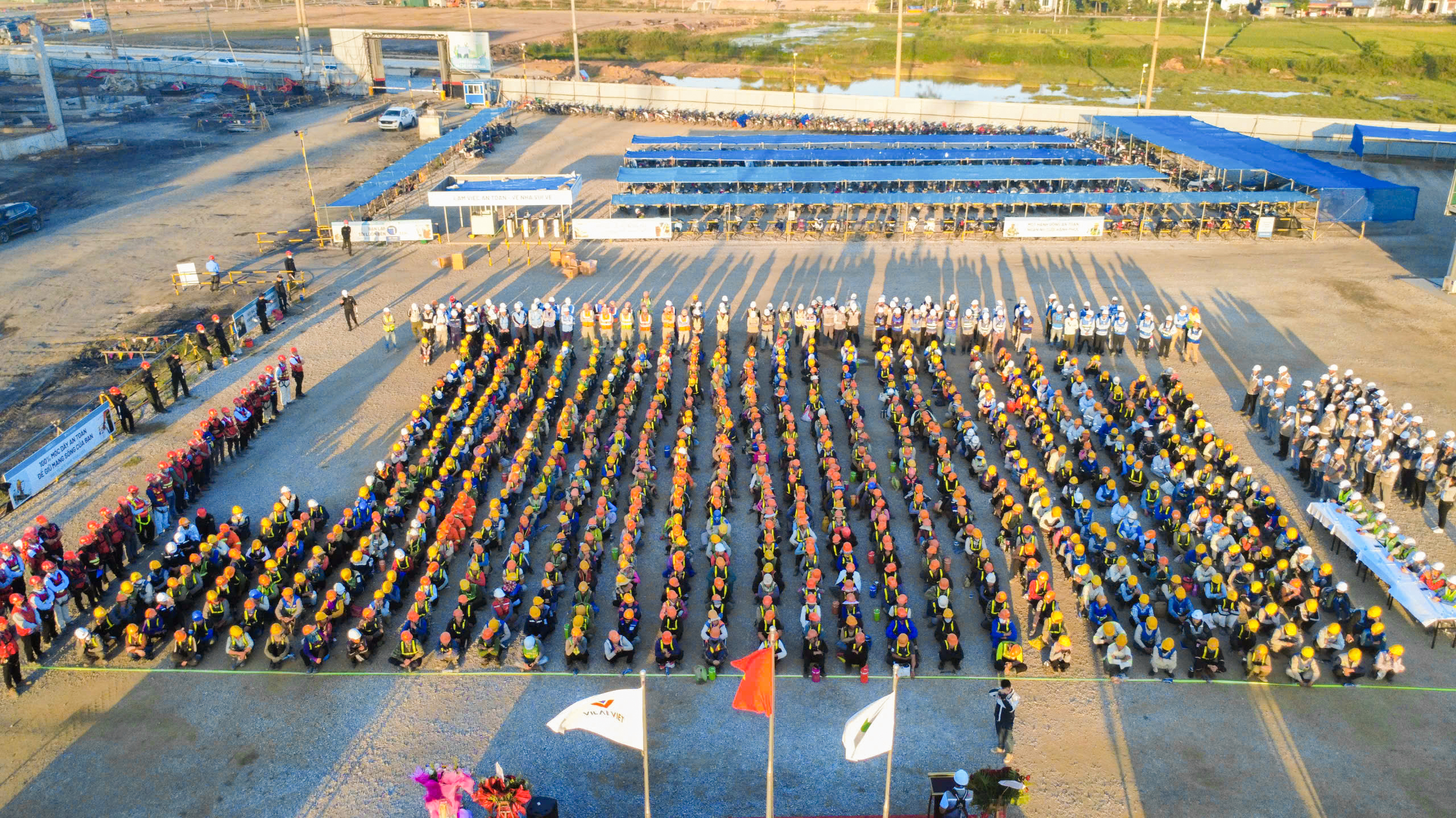 Lite-On Quang Ninh Factory Phase 1 Project reached 1 million safe man-hours.